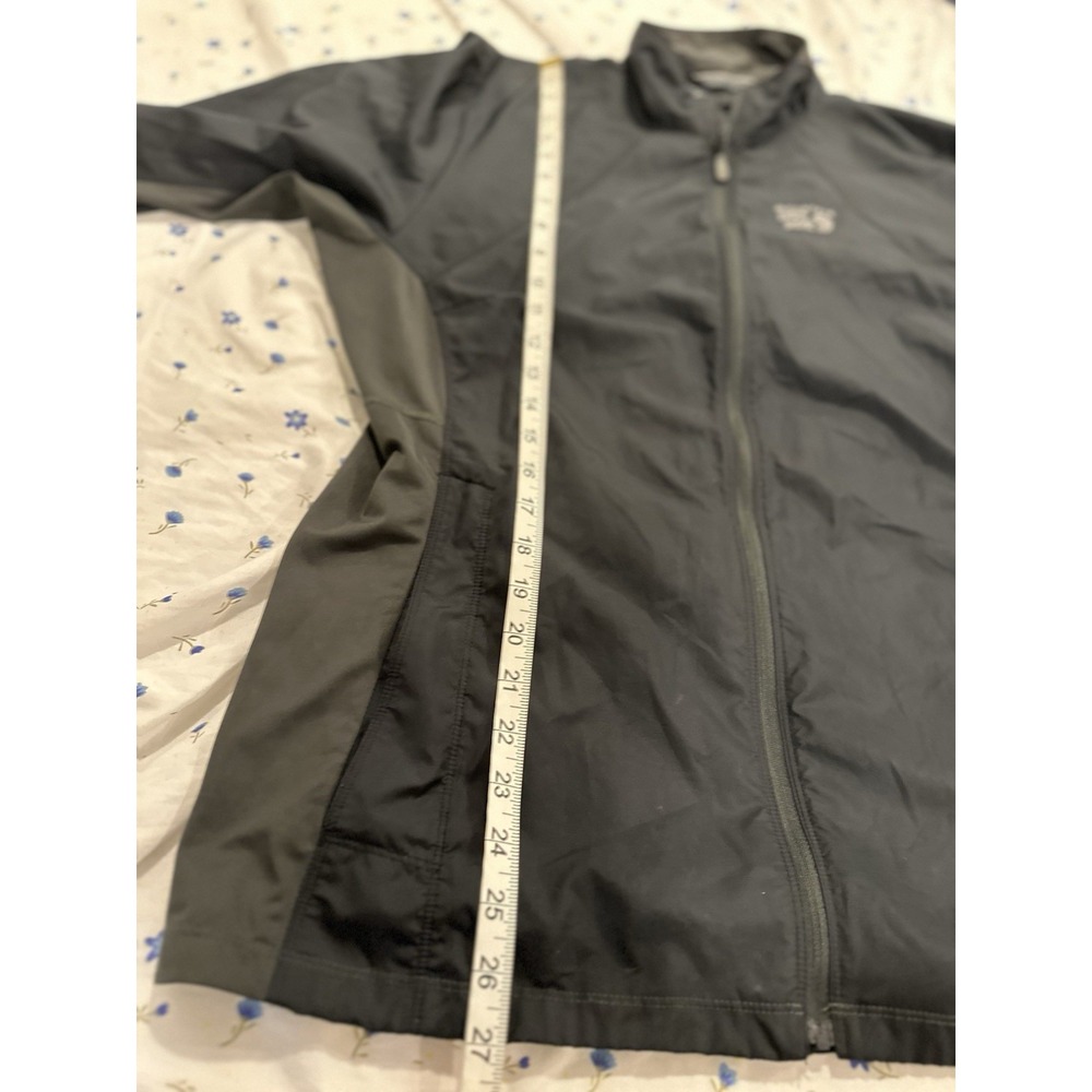EUC Mountain Hardwear Women SzXL Kor AirShell Lightweight Full Zip Black Jacket - Picture 4 of 13